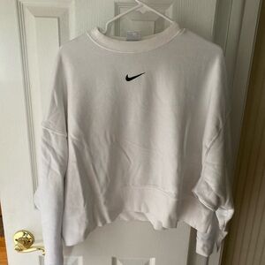 Nike Women's Classic White Sweatshirt